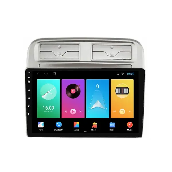 Navigatie dedicata cu Android Fiat Punto 199 / Grande Punto 2005 - 2010, 1GB RAM, Radio GPS Dual Zone, Display HD IPS 9" Touchscreen, Internet Wi-Fi, Bluetooth, MirrorLink, USB