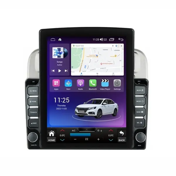 Navigatie dedicata cu Android Fiat Punto 199 / Grande Punto 2005 - 2010, 4GB RAM, Radio GPS Dual Zone, Touchscreen IPS 9.7" HD tip Tesla, Internet Wi-Fi si slot SIM 4G, Bluetooth, MirrorLink, USB