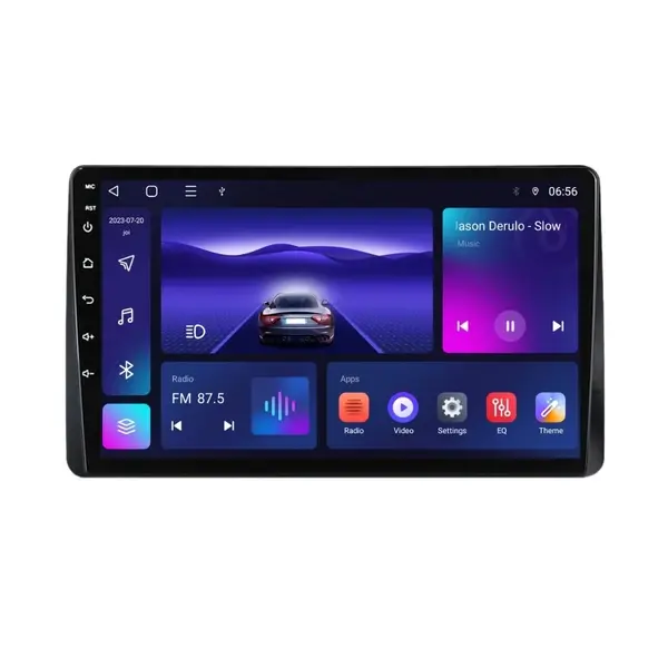 Navigatie dedicata cu Android Ford B-Max 2012 - 2018 fara ecran din fabrica, 4GB RAM, Radio GPS Dual Zone, Display HD IPS 9" Touchscreen, Internet Wi-Fi, Bluetooth, MirrorLink, USB