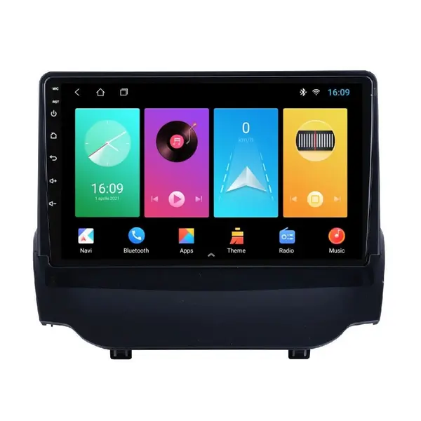 Navigatie dedicata cu Android Ford Ecosport 2012 - 2018, 2GB RAM, Radio GPS Dual Zone, Display HD IPS 9" Touchscreen, Internet Wi-Fi, Bluetooth, MirrorLink, USB