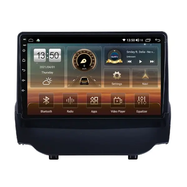 Navigatie dedicata cu Android Ford Ecosport 2012 - 2018, 4GB RAM, Radio GPS Dual Zone, Display HD QLED 9" Touchscreen, Internet Wi-Fi si slot SIM 4G, Bluetooth, MirrorLink, USB