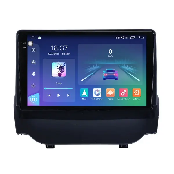 Navigatie dedicata cu Android Ford Ecosport 2012 - 2018, 8GB RAM, Radio GPS Dual Zone, Display 2K QLED 9.5" Touchscreen, Internet Wi-Fi si slot SIM 4G, Bluetooth, MirrorLink, USB