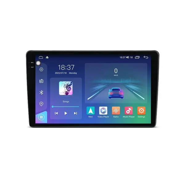Navigatie dedicata cu Android Ford Fiesta V 2002 - 2005, 4GB RAM, Radio GPS Dual Zone, Display 2K QLED 9.5" Touchscreen, Internet Wi-Fi si slot SIM 4G, Bluetooth, MirrorLink, USB