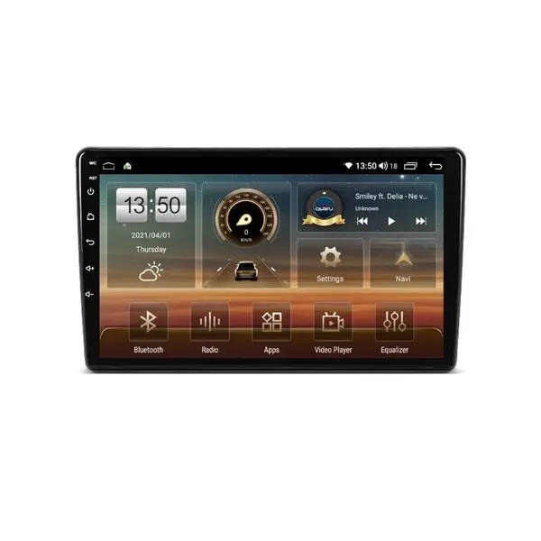 Navigatie dedicata cu Android Ford Fiesta V 2002 - 2005, 6GB RAM, Radio GPS Dual Zone, Display HD QLED 9" Touchscreen, Internet Wi-Fi si slot SIM 4G, Bluetooth, MirrorLink, USB