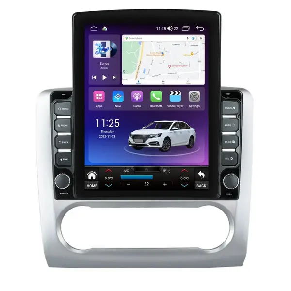 Navigatie dedicata cu Android Ford Focus II 2004 - 2011, clima automata, 4GB RAM, Radio GPS Dual Zone, Touchscreen IPS 9.7" HD tip Tesla, Internet Wi-Fi si slot SIM 4G, Bluetooth, MirrorLink, USB