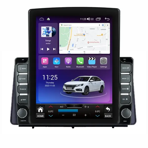 Navigatie dedicata cu Android Ford Focus IV dupa 2018, 8GB RAM, Radio GPS Dual Zone, Touchscreen IPS 9.7" HD tip Tesla, Internet Wi-Fi si slot SIM 4G, Bluetooth, MirrorLink, USB