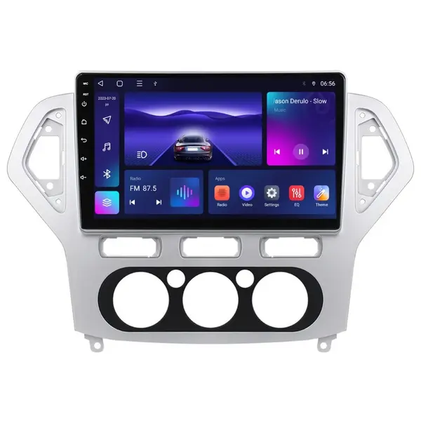 Navigatie dedicata cu Android Ford Mondeo IV 2007 - 2011, clima manuala, 4GB RAM, Radio GPS Dual Zone, Display HD IPS 10" Touchscreen, Internet Wi-Fi, Bluetooth, MirrorLink, USB