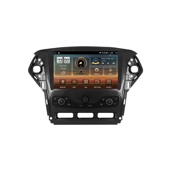 Navigatie dedicata cu Android Ford Mondeo IV 2011 - 2014 cu navigatie originala, 4GB RAM, Radio GPS Dual Zone, Display HD QLED 9" Touchscreen, Internet Wi-Fi si slot SIM 4G, Bluetooth, MirrorLink, USB