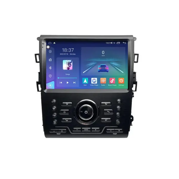 Navigatie dedicata cu Android Ford Mondeo V dupa 2014 cu navigatie originala, 4GB RAM, Radio GPS Dual Zone, Display 2K QLED 9.5" Touchscreen, Internet Wi-Fi si slot SIM 4G, Bluetooth, MirrorLink, USB
