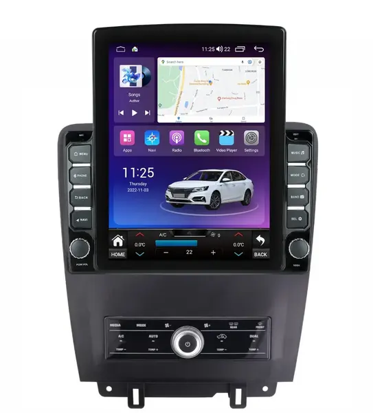 Navigatie dedicata cu Android Ford Mustang 2009 - 2014, 8GB RAM, Radio GPS Dual Zone, Touchscreen IPS 9.7" HD tip Tesla, Internet Wi-Fi si slot SIM 4G, Bluetooth, MirrorLink, USB