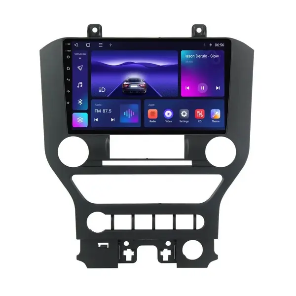 Navigatie dedicata cu Android Ford Mustang 2014 - 2021 cu navigatie originala, 4GB RAM, Radio GPS Dual Zone, Display HD IPS 9" Touchscreen, Internet Wi-Fi, Bluetooth, MirrorLink, USB