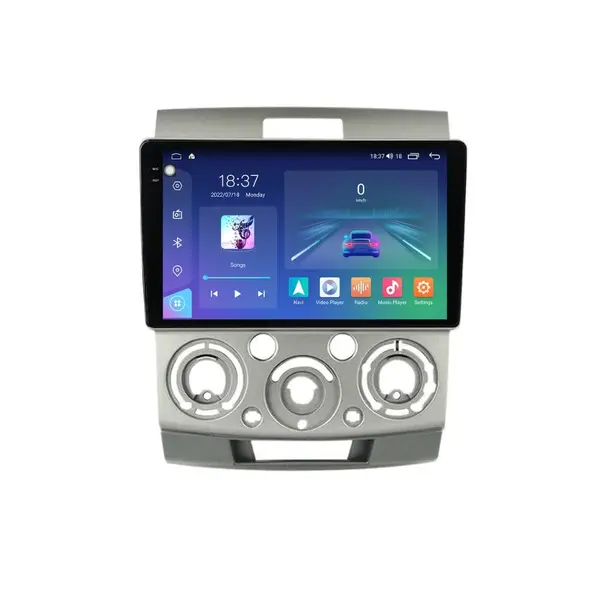 Navigatie dedicata cu Android Ford Ranger 2005 - 2011, 8GB RAM, Radio GPS Dual Zone, Display 2K QLED 9.5" Touchscreen, Internet Wi-Fi si slot SIM 4G, Bluetooth, MirrorLink, USB