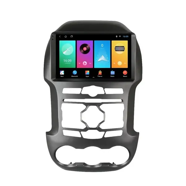 Navigatie dedicata cu Android Ford Ranger 2011 - 2015, 2GB RAM, Radio GPS Dual Zone, Display HD IPS 9" Touchscreen, Internet Wi-Fi, Bluetooth, MirrorLink, USB