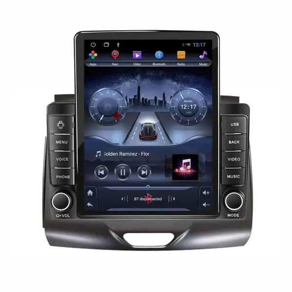 Navigatie dedicata cu Android Ford Ranger dupa 2015 cu navigatie originala, 2GB RAM, Radio GPS Dual Zone, Touchscreen IPS 9.7" HD tip Tesla, Internet Wi-Fi, Bluetooth, MirrorLink, USB