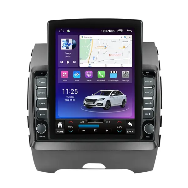 Navigatie dedicata cu Android Ford S-Max 2015 - 2023, 8GB RAM, Radio GPS Dual Zone, Touchscreen IPS 9.7" HD tip Tesla, Internet Wi-Fi si slot SIM 4G, Bluetooth, MirrorLink, USB