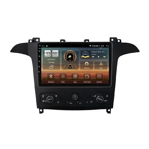 Navigatie dedicata cu Android Ford S-Max I / Galaxy II 2006 - 2015 cu navigatie originala, 8GB RAM, Radio GPS Dual Zone, Display HD QLED 9" Touchscreen, Internet Wi-Fi si slot SIM 4G, Bluetooth, MirrorLink, USB