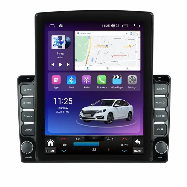 Navigatie dedicata cu Android Ford Transit dupa 2020, 4GB RAM, Radio GPS Dual Zone, Touchscreen IPS 9.7" HD tip Tesla, Internet Wi-Fi si slot SIM 4G, Bluetooth, MirrorLink, USB