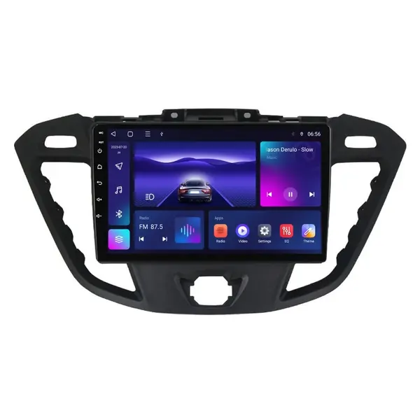 Navigatie dedicata cu Android Ford Transit / Tourneo Custom 2012 - 2018, 4GB RAM, Radio GPS Dual Zone, Display HD IPS 9" Touchscreen, Internet Wi-Fi, Bluetooth, MirrorLink, USB