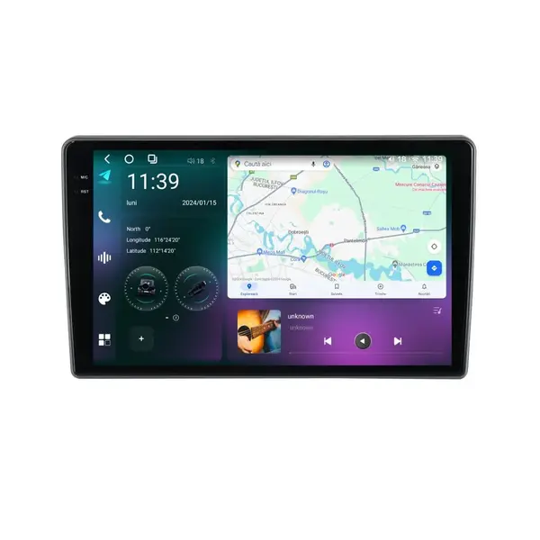Navigatie dedicata cu Android Ford Transit / Tourneo Custom dupa 2018, 12GB RAM, Radio GPS Dual Zone, Display 2K QLED 10.36" Touchscreen, Internet Wi-Fi si slot SIM 4G, Bluetooth, MirrorLink, USB