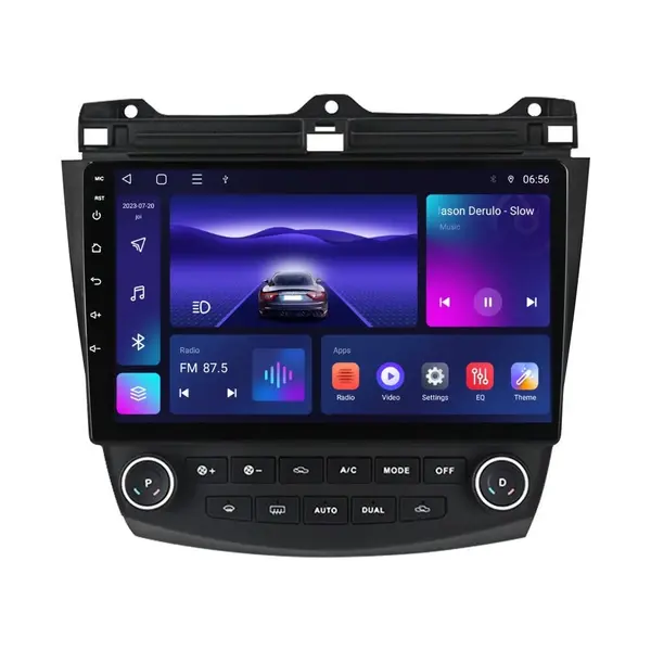 Navigatie dedicata cu Android Honda Accord VII 2003 - 2008 benzina, 4GB RAM, Radio GPS Dual Zone, Display HD IPS 10" Touchscreen, Internet Wi-Fi, Bluetooth, MirrorLink, USB
