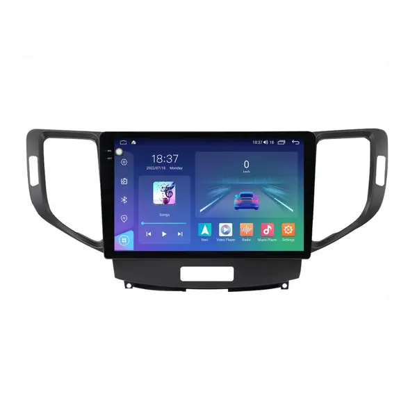 Navigatie dedicata cu Android Honda Accord VIII 2008 - 2012, 8GB RAM, Radio GPS Dual Zone, Display 2K QLED 9.5" Touchscreen, Internet Wi-Fi si slot SIM 4G, Bluetooth, MirrorLink, USB