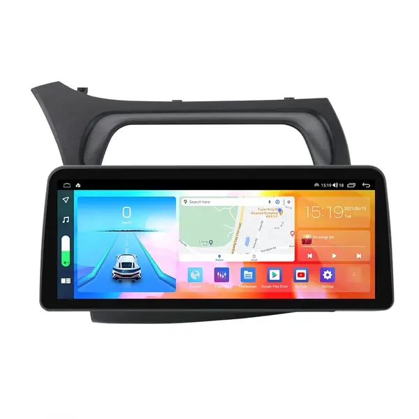 Navigatie dedicata cu Android Honda Civic VIII Hatchback 2006 - 2011, 8GB RAM, Radio GPS Dual Zone, Display QLED 12.3" Touchscreen, Internet Wi-Fi si slot SIM 4G, Bluetooth, MirrorLink, USB