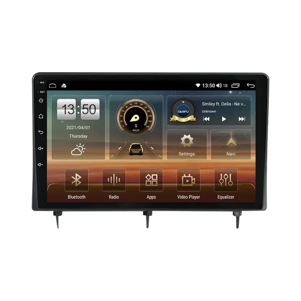 Navigatie dedicata cu Android Honda Civic XI dupa 2021, 8GB RAM, Radio GPS Dual Zone, Display HD QLED 10" Touchscreen, Internet Wi-Fi si slot SIM 4G, Bluetooth, MirrorLink, USB