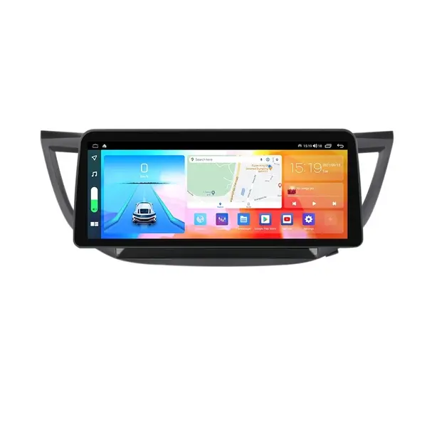 Navigatie dedicata cu Android Honda CR-V IV 2012 - 2018, 8GB RAM, Radio GPS Dual Zone, Display QLED 12.3" Touchscreen, Internet Wi-Fi si slot SIM 4G, Bluetooth, MirrorLink, USB