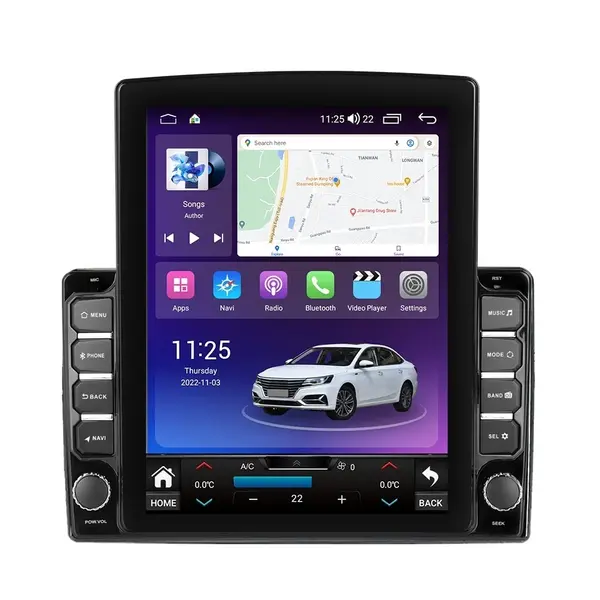 Navigatie dedicata cu Android Honda CR-V VI dupa 2022, 4GB RAM, Radio GPS Dual Zone, Touchscreen IPS 9.7" HD tip Tesla, Internet Wi-Fi si slot SIM 4G, Bluetooth, MirrorLink, USB