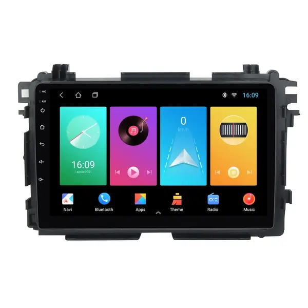 Navigatie dedicata cu Android Honda HR-V 2014 - 2021, 2GB RAM, Radio GPS Dual Zone, Display HD IPS 10" Touchscreen, Internet Wi-Fi, Bluetooth, MirrorLink, USB