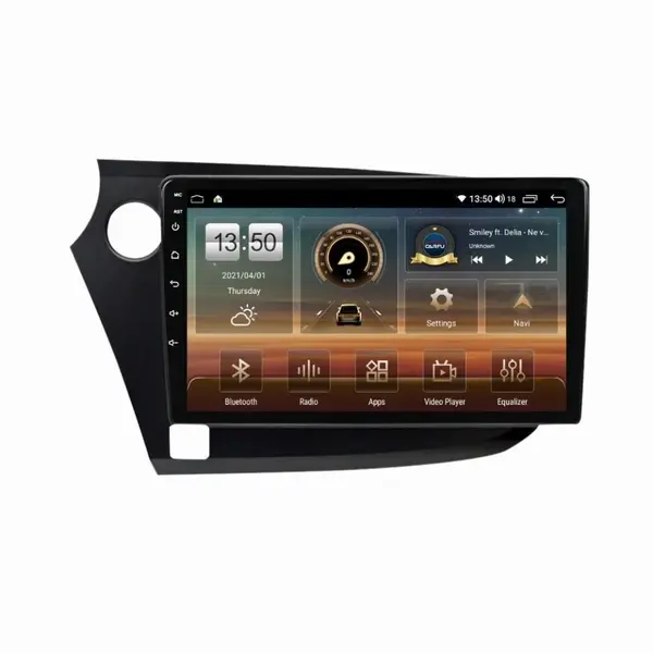 Navigatie dedicata cu Android Honda Insight 2009 - 2014 , 8GB RAM, Radio GPS Dual Zone, Display HD QLED 9" Touchscreen, Internet Wi-Fi si slot SIM 4G, Bluetooth, MirrorLink, USB