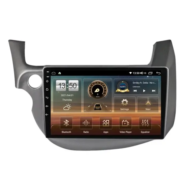 Navigatie dedicata cu Android Honda Jazz III 2007 - 2013, 4GB RAM, Radio GPS Dual Zone, Display HD QLED 10" Touchscreen, Internet Wi-Fi si slot SIM 4G, Bluetooth, MirrorLink, USB