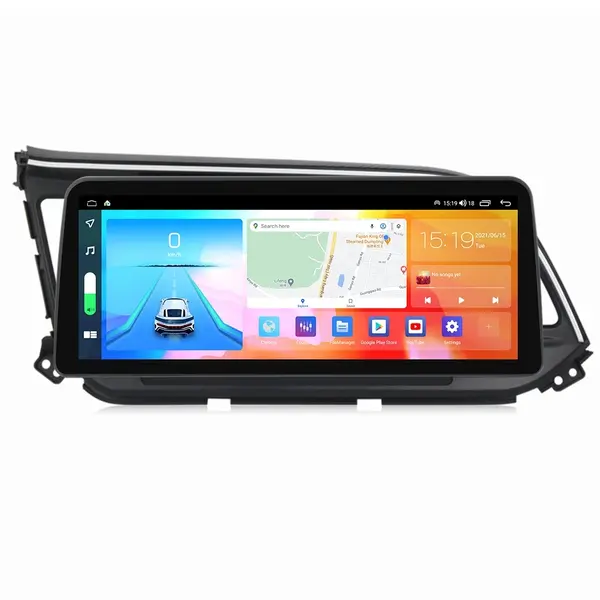 Navigatie dedicata cu Android Hyundai Elantra VI 2019 - 2020, 4GB RAM, Radio GPS Dual Zone, Display QLED 12.3" Touchscreen, Internet Wi-Fi si slot SIM 4G, Bluetooth, MirrorLink, USB