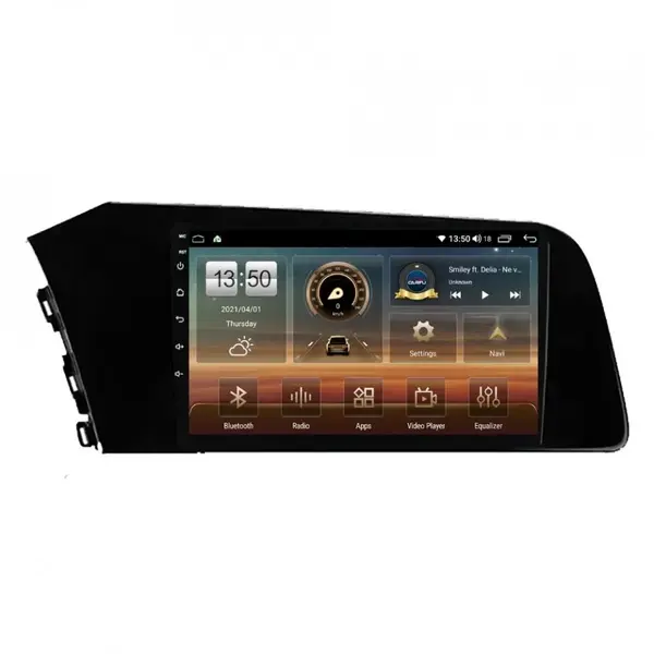 Navigatie dedicata cu Android Hyundai Elantra VII dupa 2020, 8GB RAM, Radio GPS Dual Zone, Display HD QLED 10" Touchscreen, Internet Wi-Fi si slot SIM 4G, Bluetooth, MirrorLink, USB