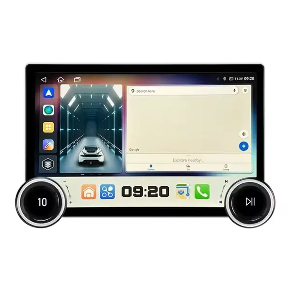 Navigatie dedicata cu Android Hyundai Getz 2001 - 2011, 4GB RAM, Radio GPS Dual Zone, Display 2K QLED 11.8" Touchscreen, Internet Wi-Fi si slot SIM 4G, Bluetooth, MirrorLink, USB