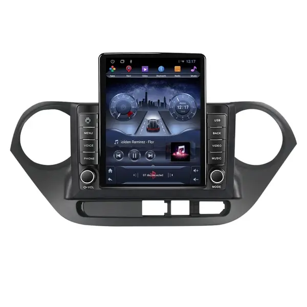 Navigatie dedicata cu Android Hyundai i10 2013 - 2019, 2GB RAM, Radio GPS Dual Zone, Touchscreen IPS 9.7" HD tip Tesla, Internet Wi-Fi, Bluetooth, MirrorLink, USB