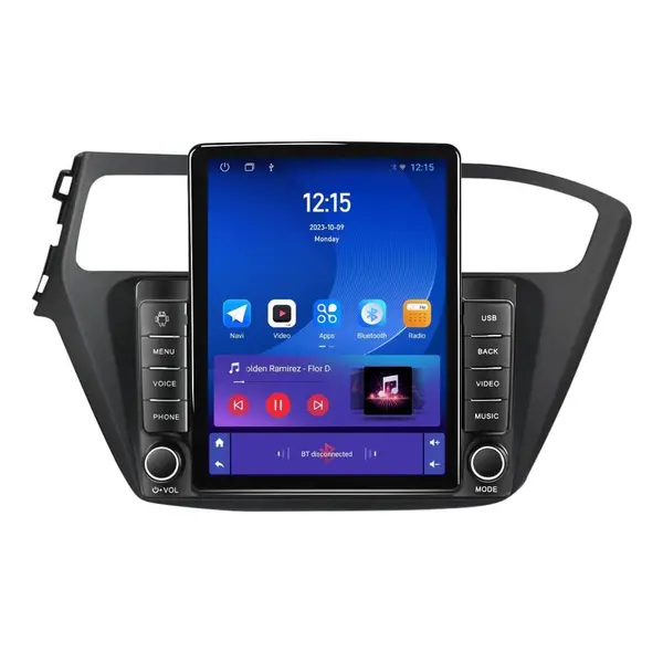Navigatie dedicata cu Android Hyundai i20 2014 - 2018, 1GB RAM, Radio GPS Dual Zone, Touchscreen IPS 9.7" HD tip Tesla, Internet Wi-Fi, Bluetooth, MirrorLink, USB