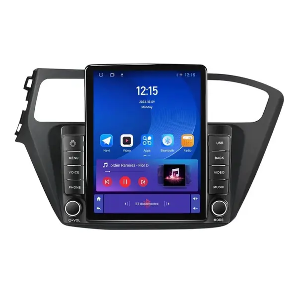 Navigatie dedicata cu Android Hyundai i20 2018 - 2020, 1GB RAM, Radio GPS Dual Zone, Touchscreen IPS 9.7" HD tip Tesla, Internet Wi-Fi, Bluetooth, MirrorLink, USB