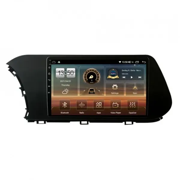 Navigatie dedicata cu Android Hyundai i20 dupa 2020, 6GB RAM, Radio GPS Dual Zone, Display HD QLED 10" Touchscreen, Internet Wi-Fi si slot SIM 4G, Bluetooth, MirrorLink, USB
