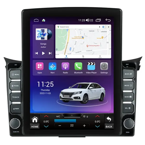 Navigatie dedicata cu Android Hyundai i30 2011 - 2017, 4GB RAM, Radio GPS Dual Zone, Touchscreen IPS 9.7" HD tip Tesla, Internet Wi-Fi si slot SIM 4G, Bluetooth, MirrorLink, USB