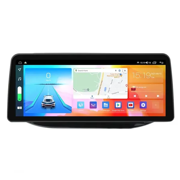 Navigatie dedicata cu Android Hyundai i30 dupa 2017, 4GB RAM, Radio GPS Dual Zone, Display QLED 12.3" Touchscreen, Internet Wi-Fi si slot SIM 4G, Bluetooth, MirrorLink, USB