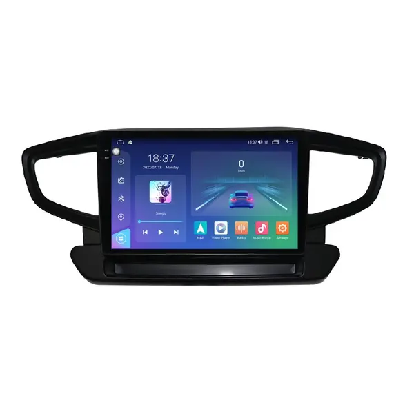 Navigatie dedicata cu Android Hyundai Ioniq (AE) 2016 - 2019, 8GB RAM, Radio GPS Dual Zone, Display 2K QLED 9.5" Touchscreen, Internet Wi-Fi si slot SIM 4G, Bluetooth, MirrorLink, USB