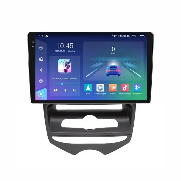 Navigatie dedicata cu Android Hyundai ix20 2010 - 2019, clima manuala, 8GB RAM, Radio GPS Dual Zone, Display 2K QLED 9.5" Touchscreen, Internet Wi-Fi si slot SIM 4G, Bluetooth, MirrorLink, USB