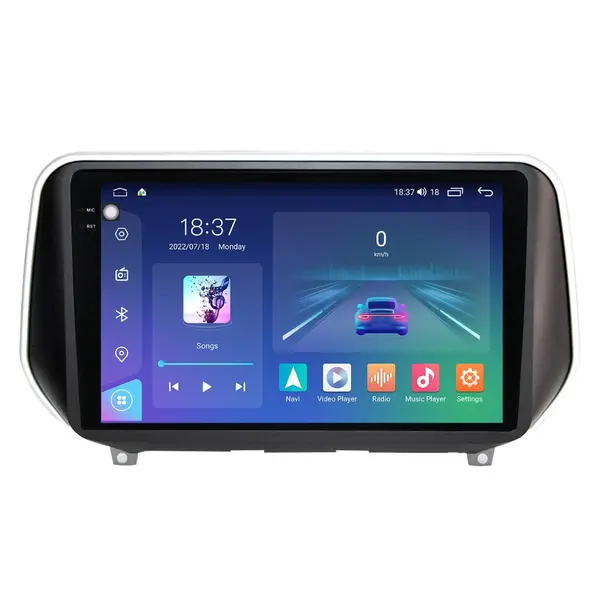 Navigatie dedicata cu Android Hyundai Santa Fe IV dupa 2018, 4GB RAM, Radio GPS Dual Zone, Display 2K QLED 10.36" Touchscreen, Internet Wi-Fi si slot SIM 4G, Bluetooth, MirrorLink, USB