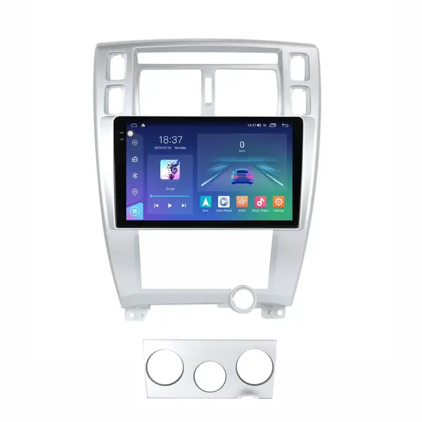 Navigatie dedicata cu Android Hyundai Tucson 2004 - 2011, 4GB RAM, Radio GPS Dual Zone, Display 2K QLED 10.36" Touchscreen, Internet Wi-Fi si slot SIM 4G, Bluetooth, MirrorLink, USB