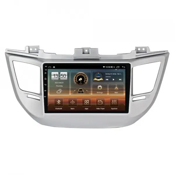 Navigatie dedicata cu Android Hyundai Tucson 2015 - 2018, 8GB RAM, Radio GPS Dual Zone, Display HD QLED 9" Touchscreen, Internet Wi-Fi si slot SIM 4G, Bluetooth, MirrorLink, USB
