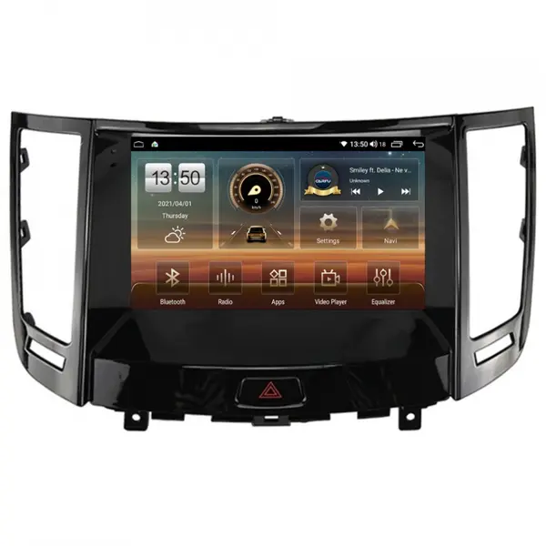 Navigatie dedicata cu Android Infiniti FX35 2008 - 2012, 6GB RAM, Radio GPS Dual Zone, Display HD QLED 9" Touchscreen, Internet Wi-Fi si slot SIM 4G, Bluetooth, MirrorLink, USB