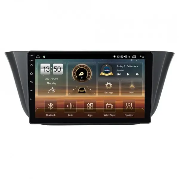 Navigatie dedicata cu Android Iveco Daily VI dupa 2014, 6GB RAM, Radio GPS Dual Zone, Display HD QLED 9" Touchscreen, Internet Wi-Fi si slot SIM 4G, Bluetooth, MirrorLink, USB