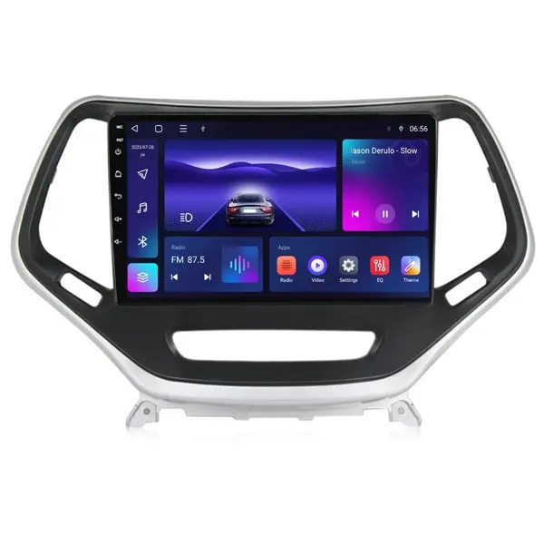 Navigatie dedicata cu Android Jeep Cherokee V 2014 - 2019, 4GB RAM, Radio GPS Dual Zone, Display HD IPS 10" Touchscreen, Internet Wi-Fi, Bluetooth, MirrorLink, USB
