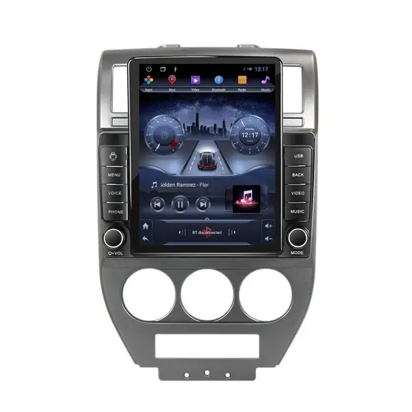 Navigatie dedicata cu Android Jeep Compass I 2006 - 2010, 2GB RAM, Radio GPS Dual Zone, Touchscreen IPS 9.7" HD tip Tesla, Internet Wi-Fi, Bluetooth, MirrorLink, USB